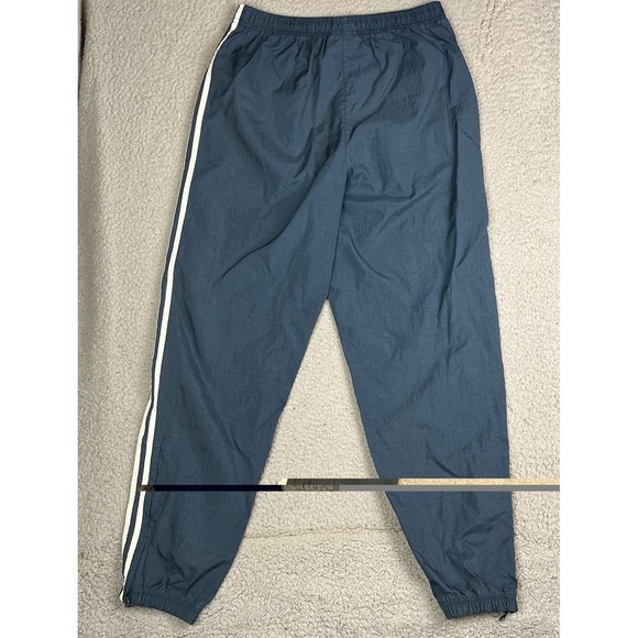Vintage 90s Adidas 3 Stripe Track Pants Baggy Lightweight Size Medium - Picture 9 of 12